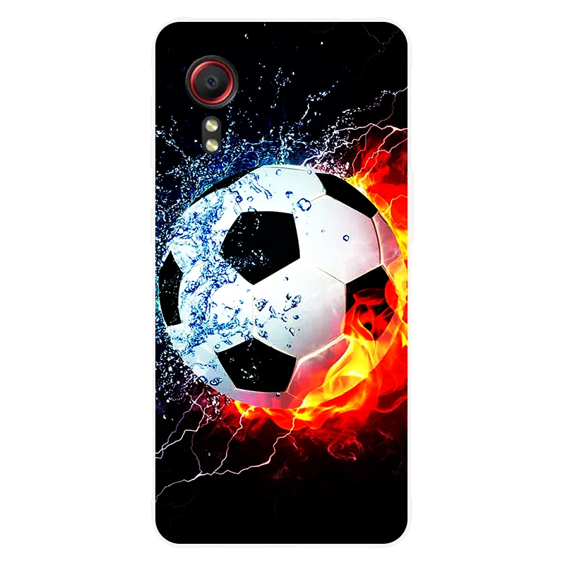 for Samsung Galaxy Xcover 5 Case Football Soft Silicone Back Cases for Samsung Xcover 5 G525F 5.3" Phone Cover Xcover5 Fundas