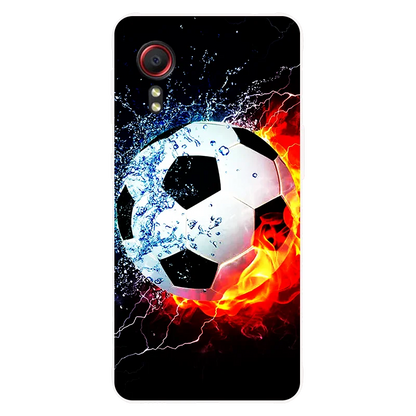 for Samsung Galaxy Xcover 5 Case Football Soft Silicone Back Cases for Samsung Xcover 5 G525F 5.3" Phone Cover Xcover5 Fundas