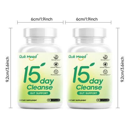 15 day cleanse gut detox 30 capsules Healthcare Dietary Edible Supplement Fitness