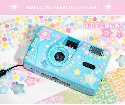 MINKYS Bubble Star Decorative Stickers Tapes Packing Tape Back to School Stationery Accessories Supplies