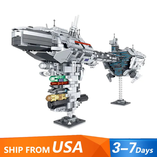 Movie Nebulon-B Escort Frigate spaceship MOC 032001 Aircraft carrier 1988PCS Building Blocks Gifts for Boys Adult Model Set