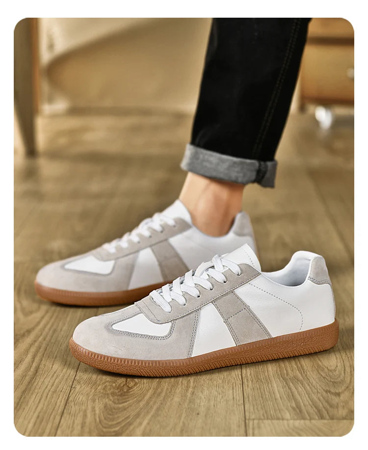 High Quality Luxury Sneakers for Men Women Retro Fashion Leather Shoes Trainers Men Flat Casual Sneakers Men Zapatillas Hombre