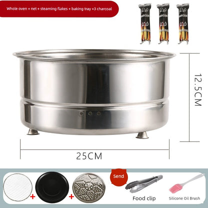 Disposable Barbecue Stove Outdoor Charcoal Grill Stove Portable Home Baking Dish Stove Tea Table Small Barbecue Grill Camping