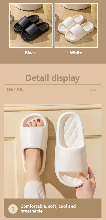 Household Indoor Bathroom Bath Couple EVA Slippers Home Shoes Home Indoor Bathroom Bathing