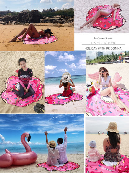 Pridonna Donut Travel Ultralight Beach Towel