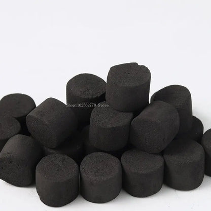 25pcs Boxed Incense Incense Carbon Group DIY Household Indoor Fire Proof Air Hand Smoker Hand Warmer Buried Carbon Supplies