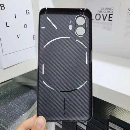 Shockproof Carbon Fiber Case For Nothing Phone 2 Aramid Fiber Phone Cover For Nothing Phone 2Case Accessories