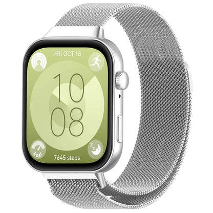 Milanese Loop Strap For Huawei Watch Fit 3 4 4Pro Magnetic Statinless Steel Band Metal Bracelet For Huawei Fit4 4Pro Fit3 Correa