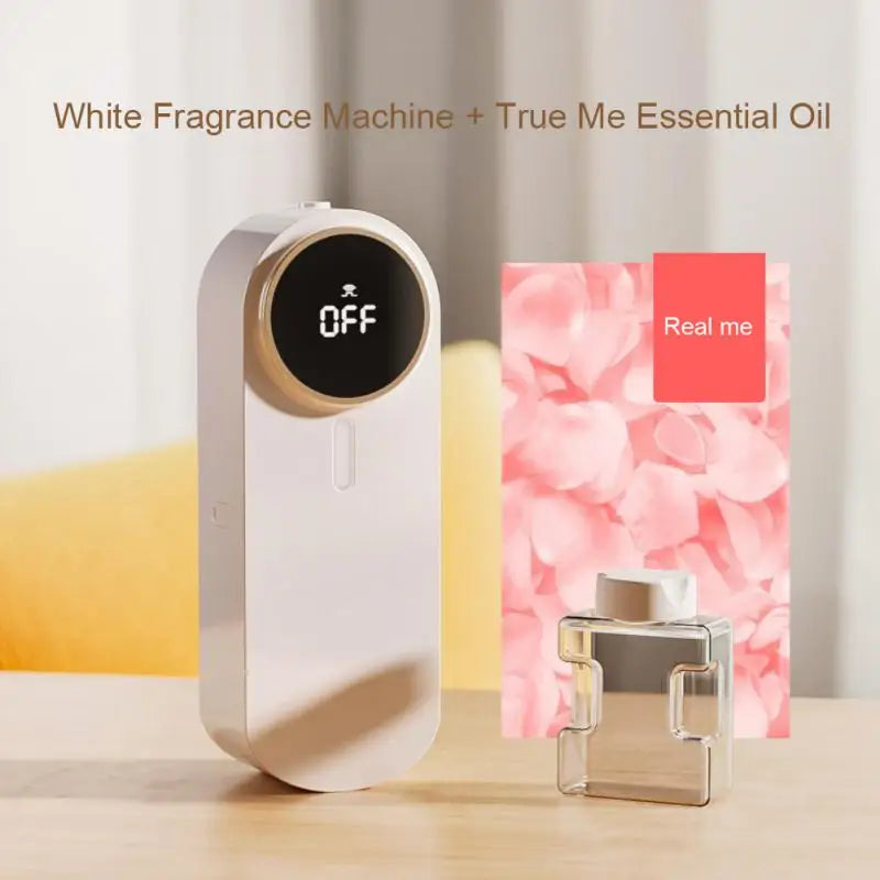 Reed Diffuser Sets USB Portable Air Purifiers Diffuser Screen Display Wall Mounted Room Fragrance Machine Essential Oil Diffuser