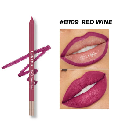 BEAUTYGLAZED 10 colors matte lip glazes do not fade easily non-stick cup lasts 24 hours for a glazed nude lipstick pen