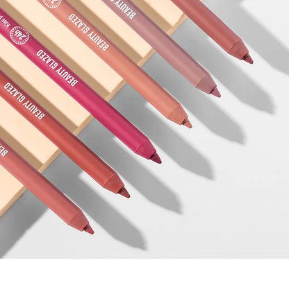 BEAUTYGLAZED 10 colors matte lip glazes do not fade easily non-stick cup lasts 24 hours for a glazed nude lipstick pen