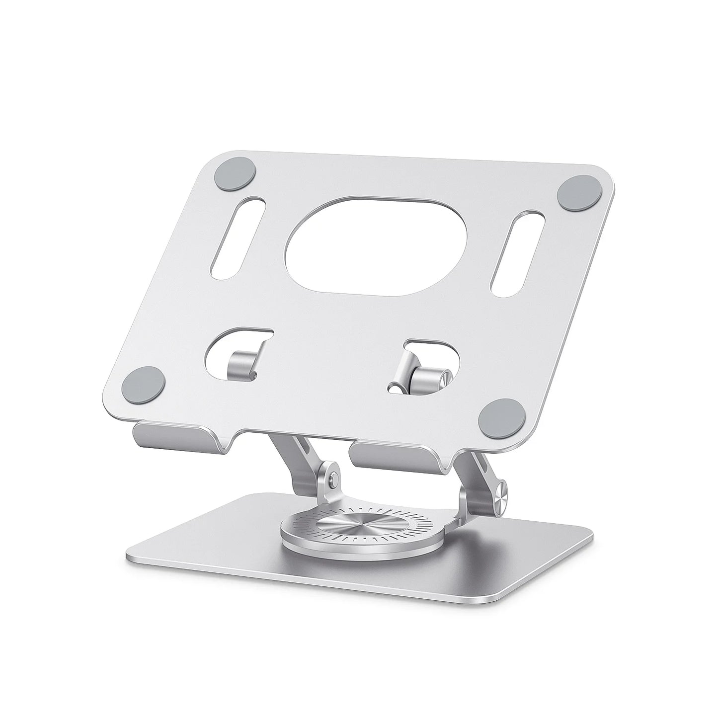 ST02 Tablet Stand Adjustable with 360 Swivel Base Aluminum Tablet Stand Holder Universal Tablet Holder for iPad Samsung