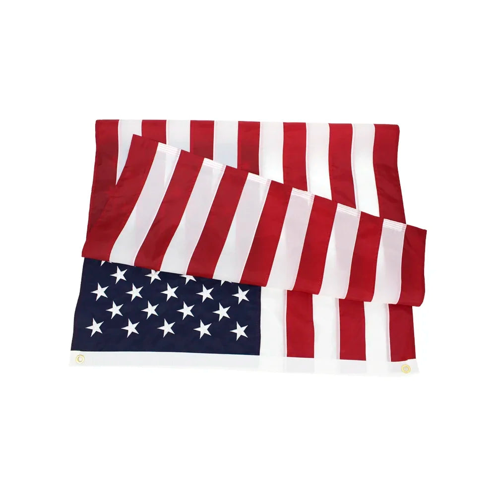 90X150CM Premium American Flag 3x5 Outdoor Heavy Duty 150D Nylon US USA BANNER Embroidered Stars Sewn Stripes Brass Grommets