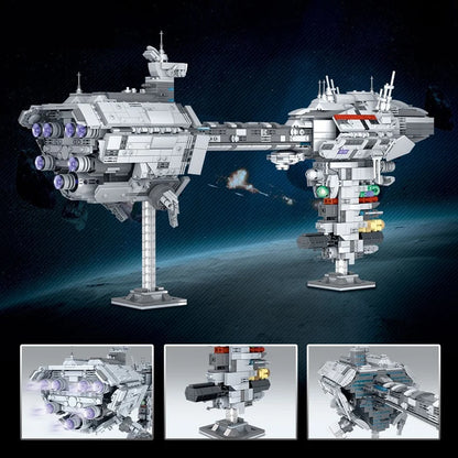 Movie Nebulon-B Escort Frigate spaceship MOC 032001 Aircraft carrier 1988PCS Building Blocks Gifts for Boys Adult Model Set