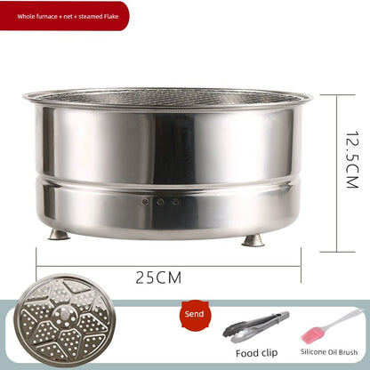 Disposable Barbecue Stove Outdoor Charcoal Grill Stove Portable Home Baking Dish Stove Tea Table Small Barbecue Grill Camping