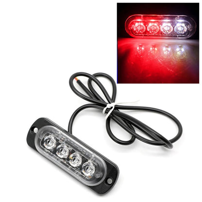 4 LED Police Strobe Light  Automotivo Grille Warning Light 12-24V Red Blue Amber Flashing Lamp Trucks ATV Car Emergency Beacon