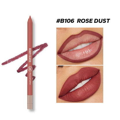 BEAUTYGLAZED 10 colors matte lip glazes do not fade easily non-stick cup lasts 24 hours for a glazed nude lipstick pen