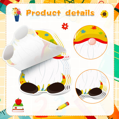 Back to School Theme Self-Adhesive Sticky Notes Notepad Writing Memo Pads for Back to School Party Supplies