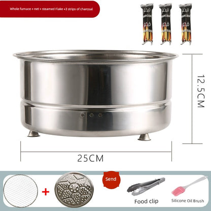 Disposable Barbecue Stove Outdoor Charcoal Grill Stove Portable Home Baking Dish Stove Tea Table Small Barbecue Grill Camping
