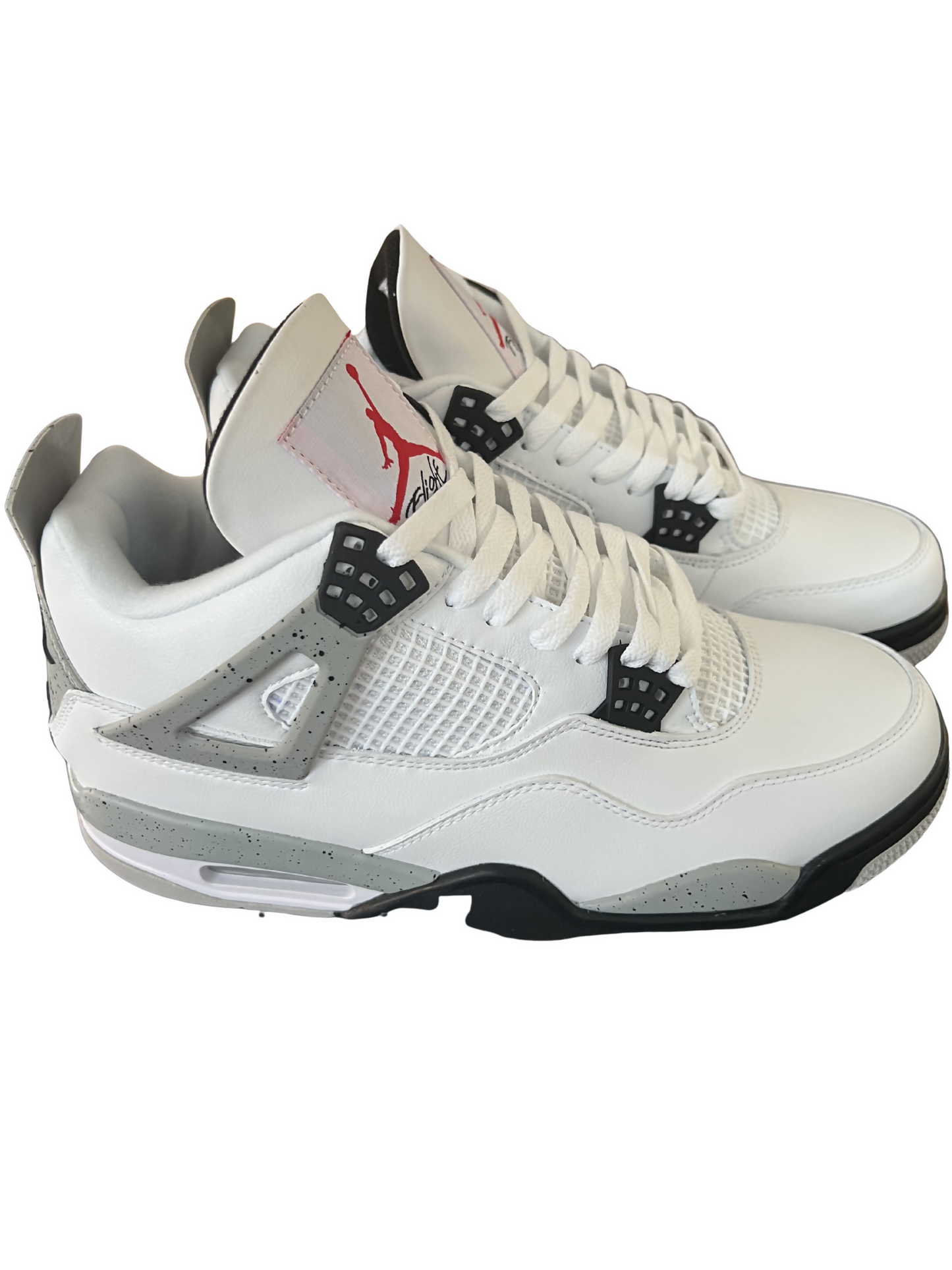 Air Jordan 4 Retro NRG Men's White Leather Shoes
