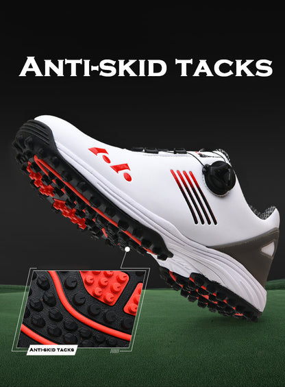 LEFUS Breathable & Comfortable Men's Golf Shoes - Non-Slip, Rotating Buckle Closure for All Seasons
