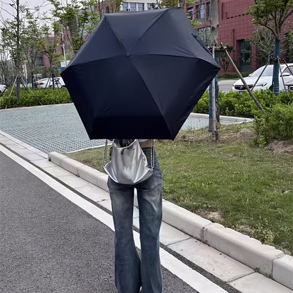 501 Six-Rib Capsule Umbrella: Stylish Windproof and Compact Mini Folding Pocket Umbrella, Perfect for Boys & Girls Outdoor Use – Ideal Mother's Day Gift