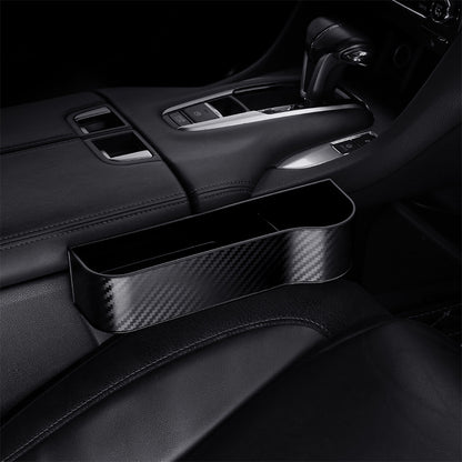 Car Seat Gap Organizer with Cup Holder - Lightweight ABS Storage Box for Console Side Pockets, Front Seat Accessory for Enhanced Organization, Car Storag