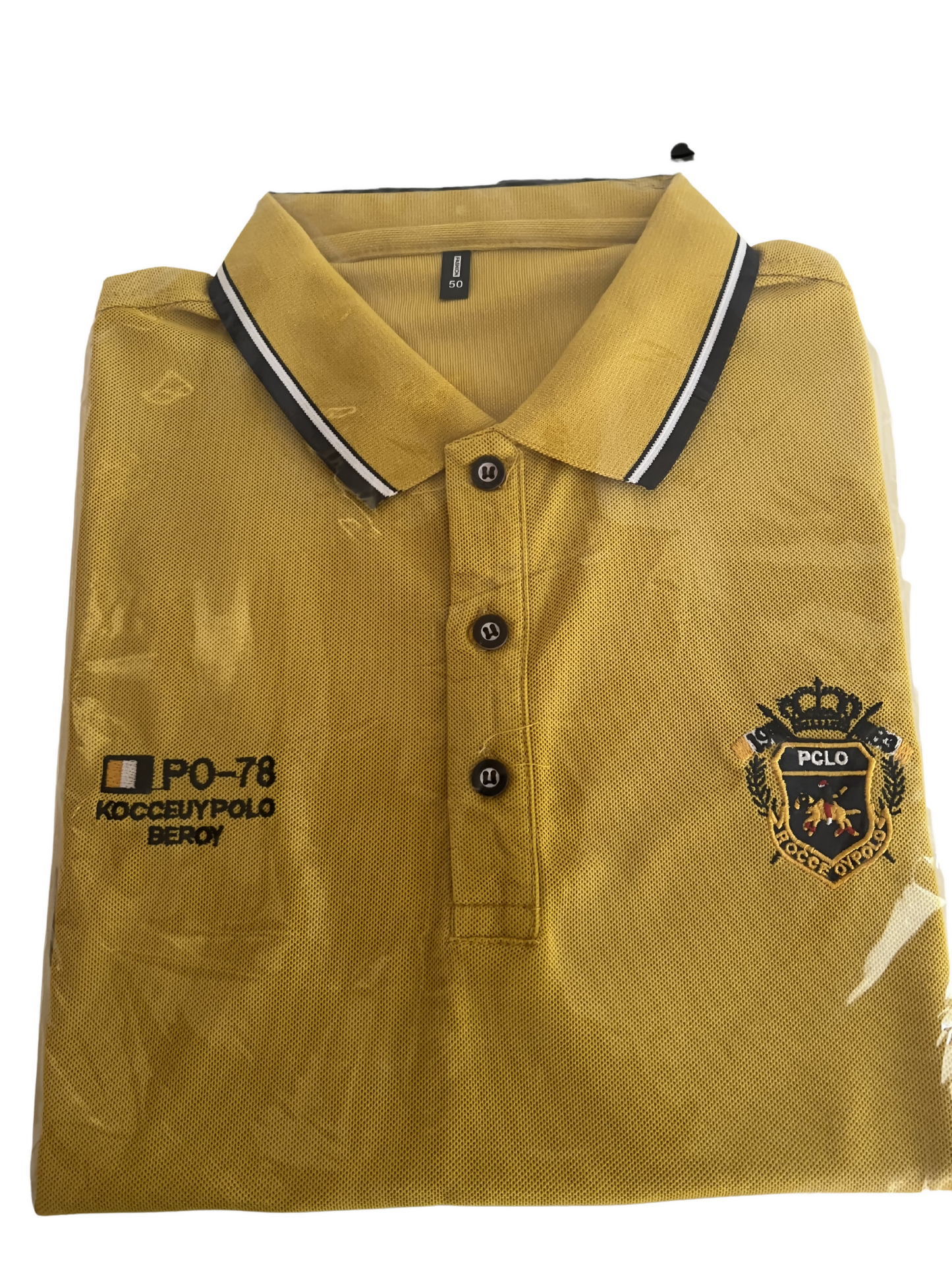 Polo Men Shirt PCLO Men Polo Shirt Short Sleeve – Breathable Casual Embroidered Polo for MenShort Sleeve - PCLO