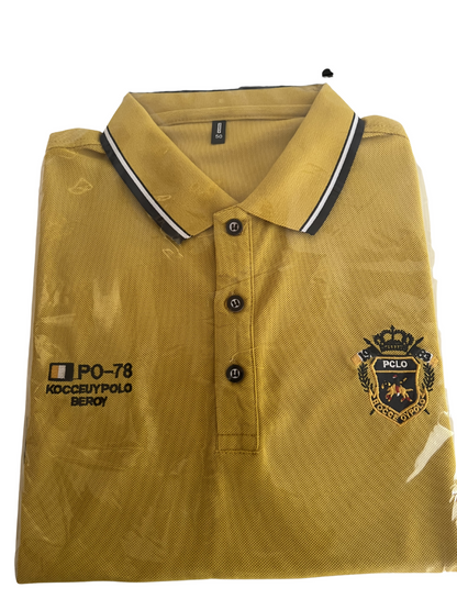 Polo Men Shirt PCLO Men Polo Shirt Short Sleeve – Breathable Casual Embroidered Polo for MenShort Sleeve - PCLO