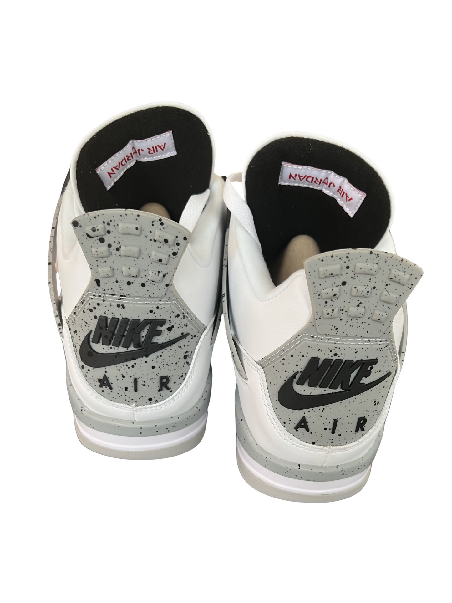 Air Jordan 4 Retro NRG Men's White Leather Shoes