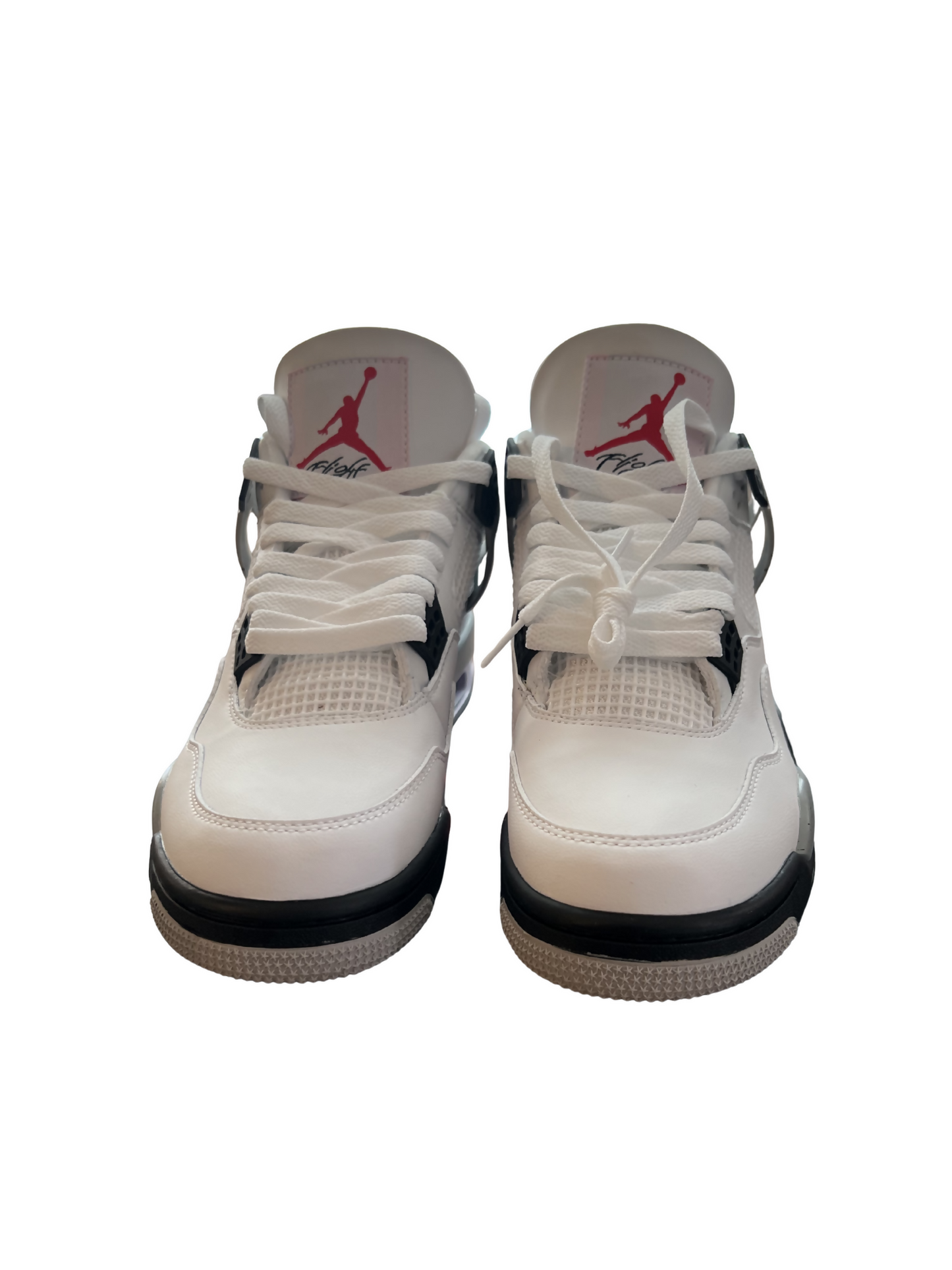 Air Jordan 4 Retro NRG Men's White Leather Shoes